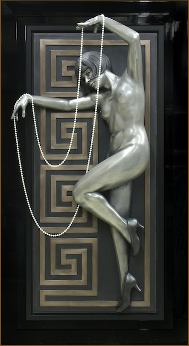 Bill Mack Deco Dancer (Bonded Mixed Metals) (Framed)